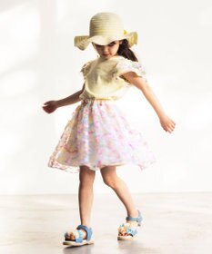 ANY KIDS フラワーチュール半袖Tシャツ