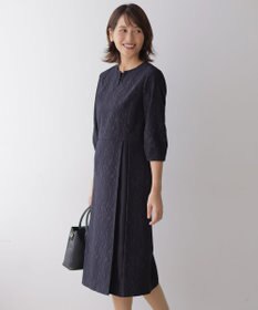 J.PRESS LADIES S ボタニカルジャガード ワンピース