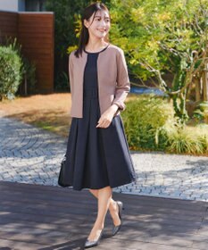 Tiaclasse L 【洗える】ノーカラーポンチジャケット