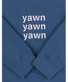 une nana cool 【綿混】あくびのお嬢さんのなめらか裏毛プルオーバー