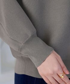 Tiaclasse 肩レースドルマンニットトップス