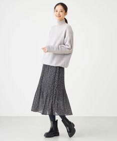 SHARE PARK LADIES レオパードプリーツスカート