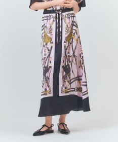 GRACE CONTINENTAL マリンスカーフロングスカート