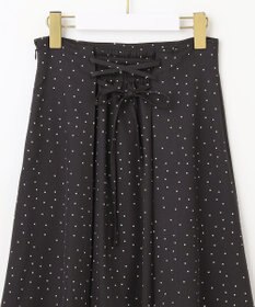 ANY SIS S 【低身長企画】レースアップナローフレア スカート