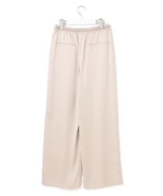 23区 【Oggi9月号掲載/撥水加工】スムースサテン タック ワイド パンツ