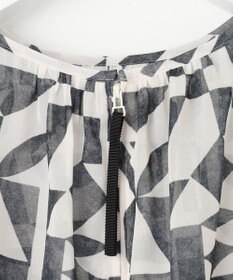 23区 【洗える】Ratti ウォールプリント ブラウス