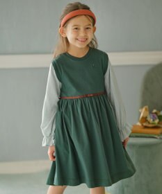 組曲 KIDS 【110-140cm】シェイプドカット ワンピース