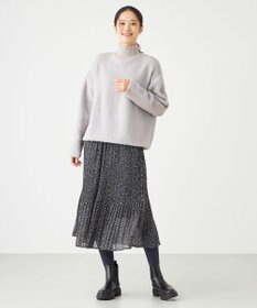 SHARE PARK LADIES レオパードプリーツスカート