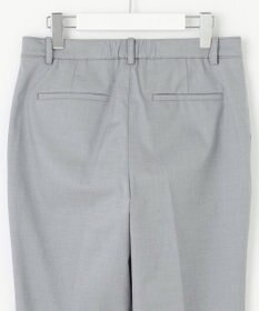 J.PRESS LADIES L 【セットアップ対応・洗える・撥水・防汚】コットンFITTYシャーク テーパード パンツ