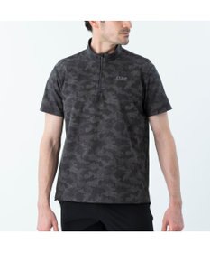 ZERO HALLIBURTON クールドッツ カモ柄モックネックTシャツ ZHG-M6S6b 85192