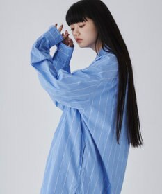 WEGO ストライプロングシャツ