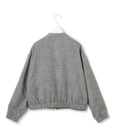 ICB 【洗える】 ライトスラブツイード ブルゾン