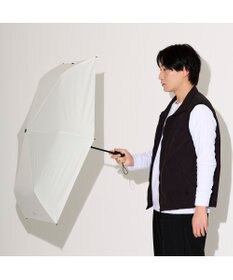 MOONBAT 【WEB限定】MIZUNO  (ミズノ) 無地 ロゴ 日傘 折りたたみ傘 自動開閉 1プッシュ パラソル 晴雨兼用  軽量 一級遮光 遮熱効果 遮光率100% UV遮蔽100%