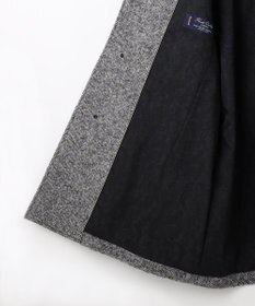 JOSEPH ABBOUD 【軽量/JAPANファブリック】アルパカヘリンボン ステンカラー コート