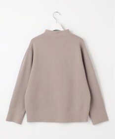 自由区 【WEB限定カラーあり】【セットアップ対応・洗える】レーヨンストレッチモックネック ニット