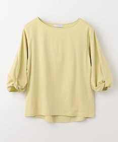 ANY 【接触冷感】シルケットスムース ツイストスリーブトップス