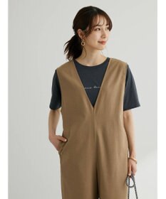 Green Parks 綿麻混サロペット