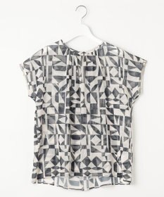 23区 L 【洗える】Ratti ウォールプリント ブラウス