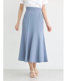 earth music&ecology パール付きマーメイドスカート