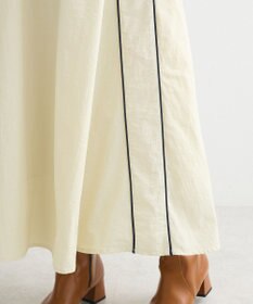 Green Parks ナイロンラインフレアスカート