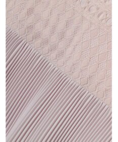 earth music&ecology レースプリーツブラウス