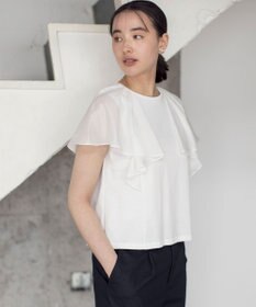 組曲 コットンポンチケープライク ブラウス