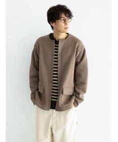 CRAFT STANDARD BOUTIQUE ニットフリースカーディガン