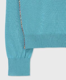 Paul Smith ドレープウール ストライプ タートルネック ニット