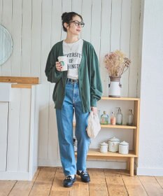 WEGO 【ユニセックス着用ITEM/MLサイズ展開】ドロップショルダーカーディガン
