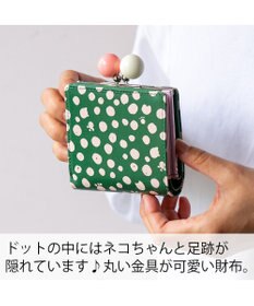 tsumori chisato CARRY ポルカドット 2つ折り財布 がま口 ミニ財布