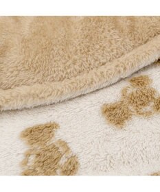 PET PARADISE ペットパラダイス くまちゃん織り 遠赤外線 ボアマット 丸型 Ｍ