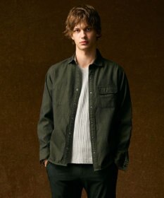 JOSEPH ABBOUD 【キングサイズ・ビジカジ】ストライプリンクス VネックＴシャツ