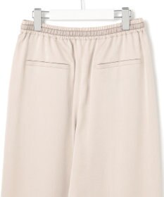 23区 【Oggi9月号掲載/撥水加工】スムースサテン タック ワイド パンツ