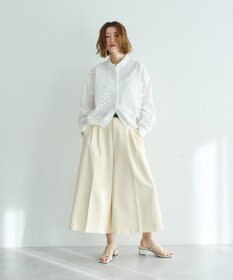 YECCA VECCA ベルトSETクロップド丈パンツ