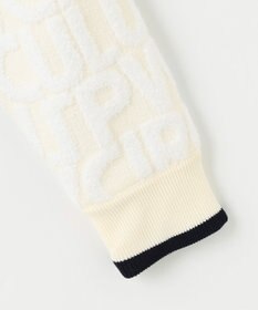 PW CIRCULUS 【WOMEN】【防風/蓄熱】総ロゴ ニット フーデッド ブルゾン