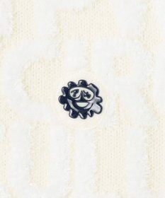 PW CIRCULUS 【WOMEN】【防風/蓄熱】総ロゴ ニット フーデッド ブルゾン