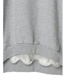 AMERICAN HOLIC ポケット付きバックドレープ裏毛プルオーバー