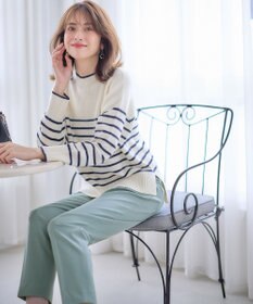 ANY SIS 【洗える】アンゴラブレンド ニット