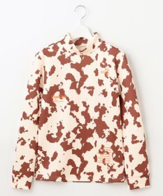 PW CIRCULUS 【ストレッチ / 快適 / 一枚でサマになる】【WOMEN】NEW PINTO柄ロングスリーブモック T