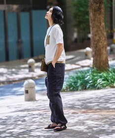 JOSEPH ABBOUD MOUNTAIN 【CREA掲載・レディースシルエット・ECO撥水/抗菌性/軽量】タスランワッシャー クライミングカーゴ パンツ