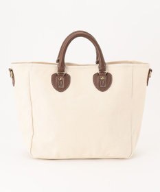 UNBILLION Otias 8号キャンバスシュリンクレザートートバッグ