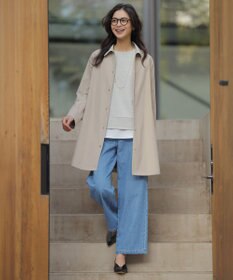 J.PRESS LADIES ベーシックジャージー レイヤードフレア カットソー