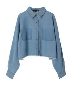 Green Parks ・ＳＵＧＡＲ　ＳＰＯＯＮ　クロップドデニムシャツ