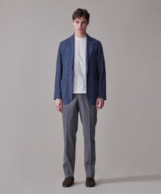 J.PRESS MEN シルクのような光沢感の上品Tシャツ【UVカット / 接触冷感 / 吸水速乾】【J.PRESS PREMIUM JERSEY】ポンチクルーネック Tシャツ