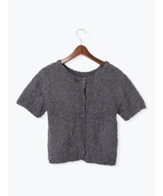 Te chichi テープヤーン前後2WAY5分袖カーディガン