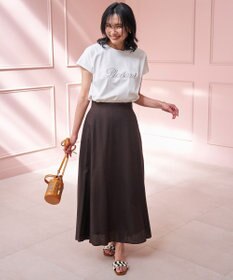 UNFILO 【新色追加】BEAUTY FORM-Tコットン ロゴフレンチT