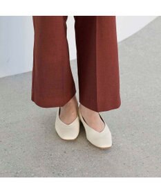 MODE ET JACOMO <MODE ET JACOMO>スクエアトゥフラットパンプス