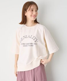 ANY L 【洗濯機可】刺繍ロゴミニ裏毛スウェット