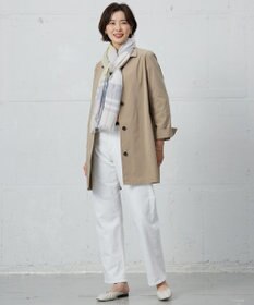 J.PRESS LADIES S 【洗える・撥水】ポリアーティローザ シングル トレンチコート