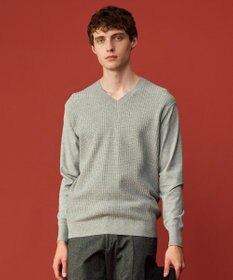 JOSEPH ABBOUD 【キングサイズ・洗える/チクチクしない/3シーズン対応】SNOWY Vネック  ニット